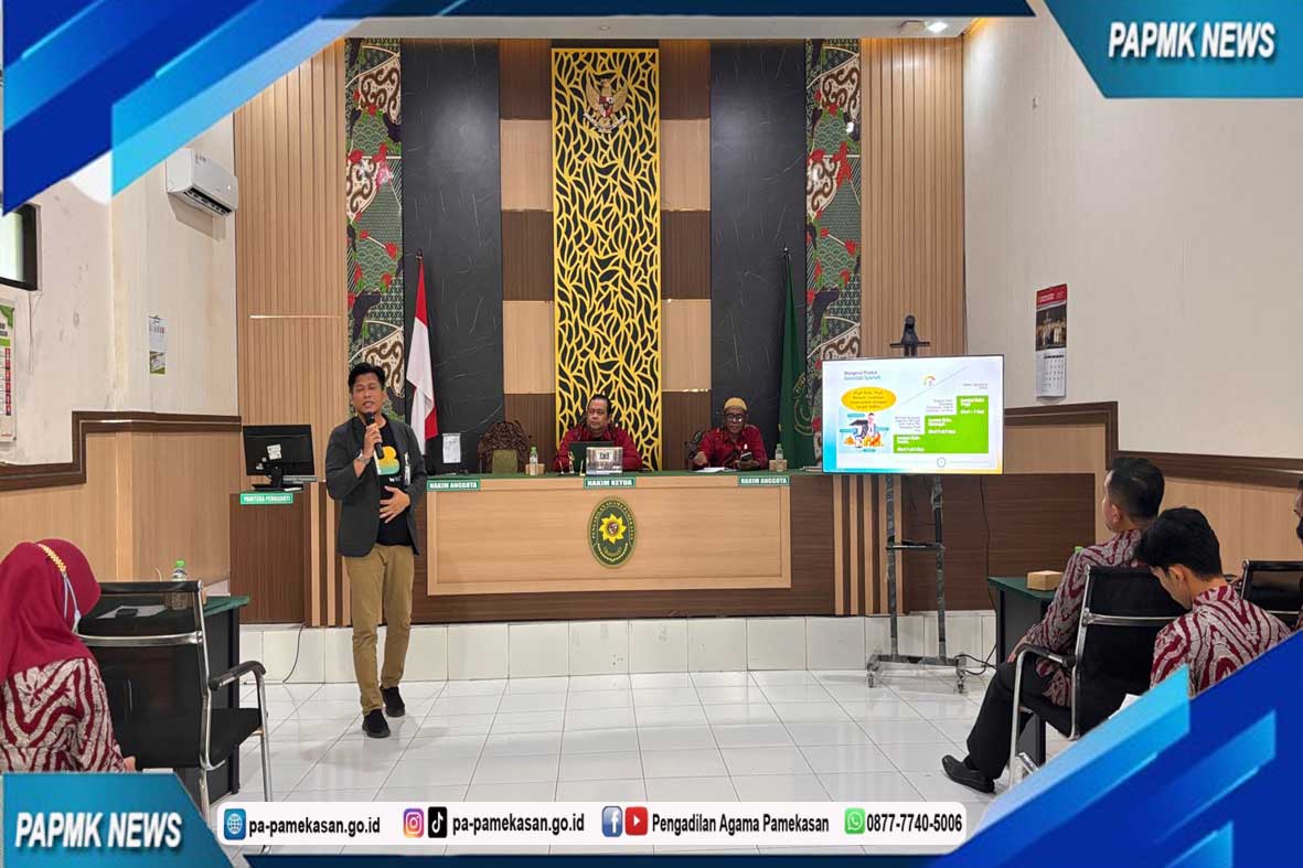 Tawarkan Pinjaman Berbasis Syariah. BSI Pamekasan lakukan Sosialisasi di Pengadilan Agama Pamekasan